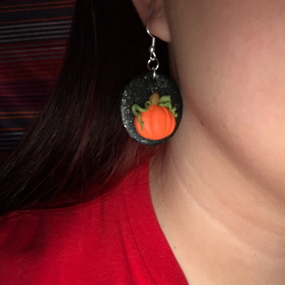 Halloween Pumpkin Earrings